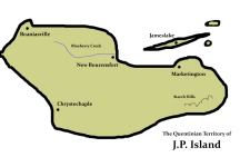 Location of Kade Islands