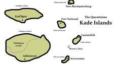 Location of Kade Islands