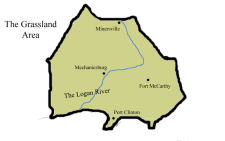 Location of The Desert Area
